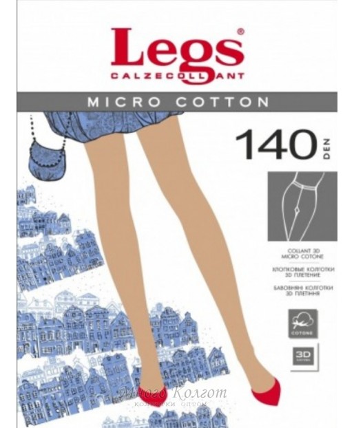 Теплые колготки Legs Micro Cotton 140
